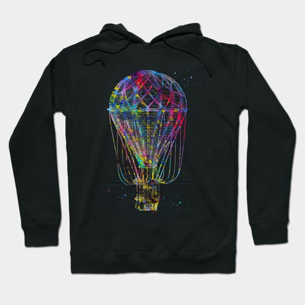 Hot air balloon Hoodie by erzebeth